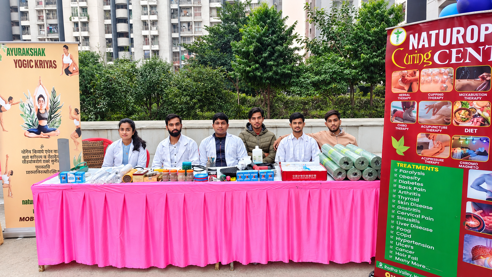 The Ayurakshak Association team
